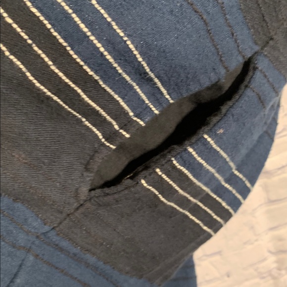 Ace & Jig Women Striped 3/4 Sleeve Shift Dress Navy White Size S Casual - Picture 5 of 7